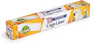 Prevue Hendryx Pet Products T3 Cage Liner, 14-1/2-Inch by 25-Feet